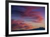 Colorful Sunset Scenic over the Oquirrh Mountains in Utah-Howie Garber-Framed Photographic Print