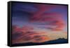 Colorful Sunset Scenic over the Oquirrh Mountains in Utah-Howie Garber-Framed Stretched Canvas