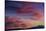 Colorful Sunset Scenic over the Oquirrh Mountains in Utah-Howie Garber-Stretched Canvas