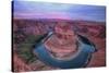 Colorful Sunset Sky at Horseshoe Bend, Page, Arizona-Vincent James-Stretched Canvas