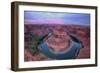 Colorful Sunset Sky at Horseshoe Bend, Page, Arizona-Vincent James-Framed Photographic Print