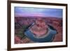 Colorful Sunset Sky at Horseshoe Bend, Page, Arizona-Vincent James-Framed Photographic Print