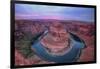 Colorful Sunset Sky at Horseshoe Bend, Page, Arizona-Vincent James-Framed Photographic Print