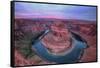 Colorful Sunset Sky at Horseshoe Bend, Page, Arizona-Vincent James-Framed Stretched Canvas