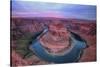 Colorful Sunset Sky at Horseshoe Bend, Page, Arizona-Vincent James-Stretched Canvas