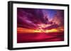 Colorful Sunset-Philippe Sainte-Laudy-Framed Photographic Print