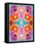 Colorful Symmetric Layer Work from Blossoms-Alaya Gadeh-Framed Stretched Canvas