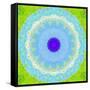 Colorful Symmetric Layer Work from Flowers-Alaya Gadeh-Framed Stretched Canvas