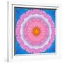 Colorful Symmetric Layer Work from Flowers-Alaya Gadeh-Framed Photographic Print