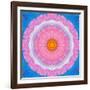 Colorful Symmetric Layer Work from Flowers-Alaya Gadeh-Framed Photographic Print