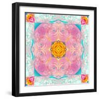 Colorful Symmetric Layer Work from Flowers-Alaya Gadeh-Framed Photographic Print