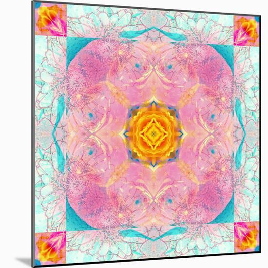 Colorful Symmetric Layer Work from Flowers-Alaya Gadeh-Mounted Photographic Print