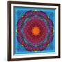 Colorful Symmetric Layer Work from Flowers-Alaya Gadeh-Framed Photographic Print