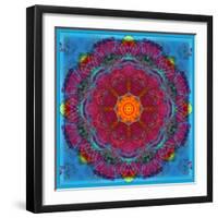 Colorful Symmetric Layer Work from Flowers-Alaya Gadeh-Framed Photographic Print