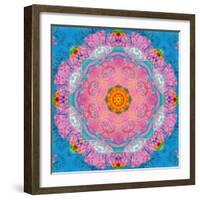 Colorful Symmetric Layer Work from Flowers-Alaya Gadeh-Framed Photographic Print