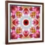 Colorful Symmetric Layer Work from Flowers-Alaya Gadeh-Framed Photographic Print