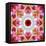 Colorful Symmetric Layer Work from Flowers-Alaya Gadeh-Framed Stretched Canvas