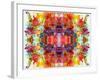 Colorful Symmetric Layer Work from Gladiolus Blossoms-Alaya Gadeh-Framed Photographic Print