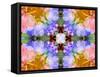 Colorful Symmetricl Layer Work from Orchids-Alaya Gadeh-Framed Stretched Canvas