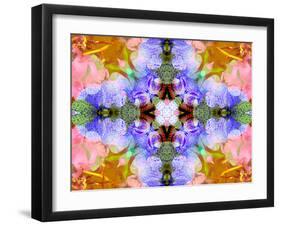 Colorful Symmetricl Layer Work from Orchids-Alaya Gadeh-Framed Photographic Print