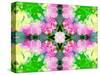 Colorful Symmetricl Layer Work from Orchids-Alaya Gadeh-Stretched Canvas