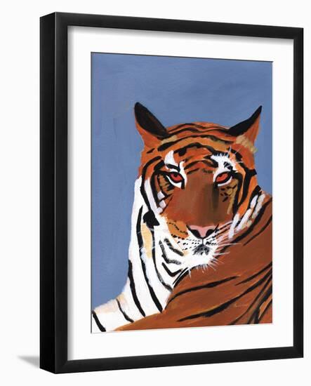 Colorful Tiger-Pamela Munger-Framed Art Print