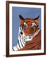 Colorful Tiger-Pamela Munger-Framed Art Print