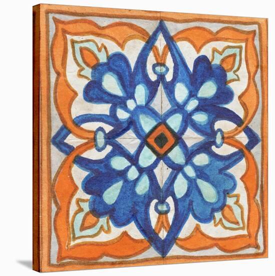 Colorful Tile II-Elizabeth Medley-Stretched Canvas