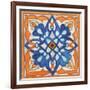 Colorful Tile II-Elizabeth Medley-Framed Art Print