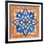 Colorful Tile II-Elizabeth Medley-Framed Art Print