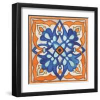 Colorful Tile II-Elizabeth Medley-Framed Art Print