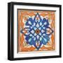 Colorful Tile II-Elizabeth Medley-Framed Art Print