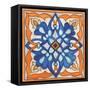 Colorful Tile II-Elizabeth Medley-Framed Stretched Canvas