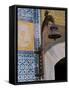 Colorful Tile Work in the Topkapi Palace, Istanbul, Turkey-Darrell Gulin-Framed Stretched Canvas