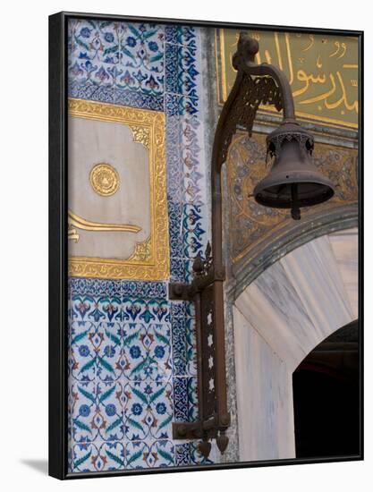 Colorful Tile Work in the Topkapi Palace, Istanbul, Turkey-Darrell Gulin-Framed Photographic Print