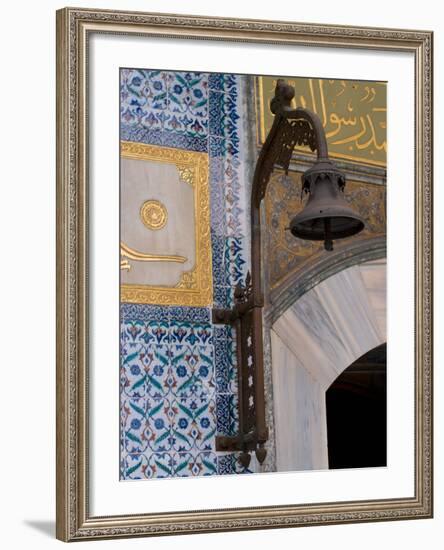 Colorful Tile Work in the Topkapi Palace, Istanbul, Turkey-Darrell Gulin-Framed Photographic Print