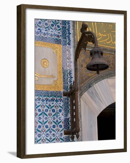 Colorful Tile Work in the Topkapi Palace, Istanbul, Turkey-Darrell Gulin-Framed Photographic Print