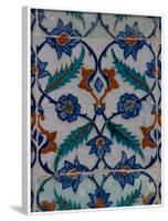 Colorful Tile Work in the Topkapi Palace, Istanbul, Turkey-Darrell Gulin-Framed Photographic Print