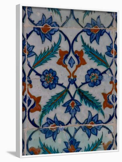 Colorful Tile Work in the Topkapi Palace, Istanbul, Turkey-Darrell Gulin-Framed Photographic Print