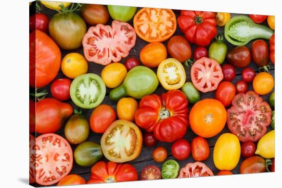 Colorful Tomatoes-Shebeko-Stretched Canvas