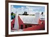 Colorful Traditional House, St George, Bermuda-George Oze-Framed Photographic Print