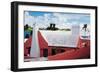 Colorful Traditional House, St George, Bermuda-George Oze-Framed Photographic Print