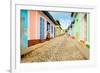 Colorful Traditional Houses in the Colonial Town of Trinidad in Cuba-Anna Jedynak-Framed Photographic Print