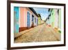 Colorful Traditional Houses in the Colonial Town of Trinidad in Cuba-Anna Jedynak-Framed Photographic Print