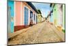 Colorful Traditional Houses in the Colonial Town of Trinidad in Cuba-Anna Jedynak-Mounted Photographic Print