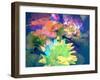 Colorful Translucent Layer Work from Orchid and Dahlia-Alaya Gadeh-Framed Photographic Print