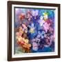 Colorful Translucent Layer Work from Orchid and Hydrangea-Alaya Gadeh-Framed Photographic Print