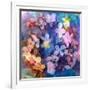 Colorful Translucent Layer Work from Orchid and Hydrangea-Alaya Gadeh-Framed Photographic Print