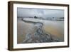 Colorful travertine formations at Great Fountain Geyser, Yellowstone National Park.-Alan Majchrowicz-Framed Photographic Print