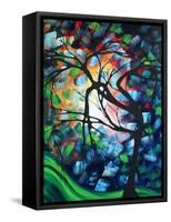 Colorful Tree Maze-Megan Aroon Duncanson-Framed Stretched Canvas